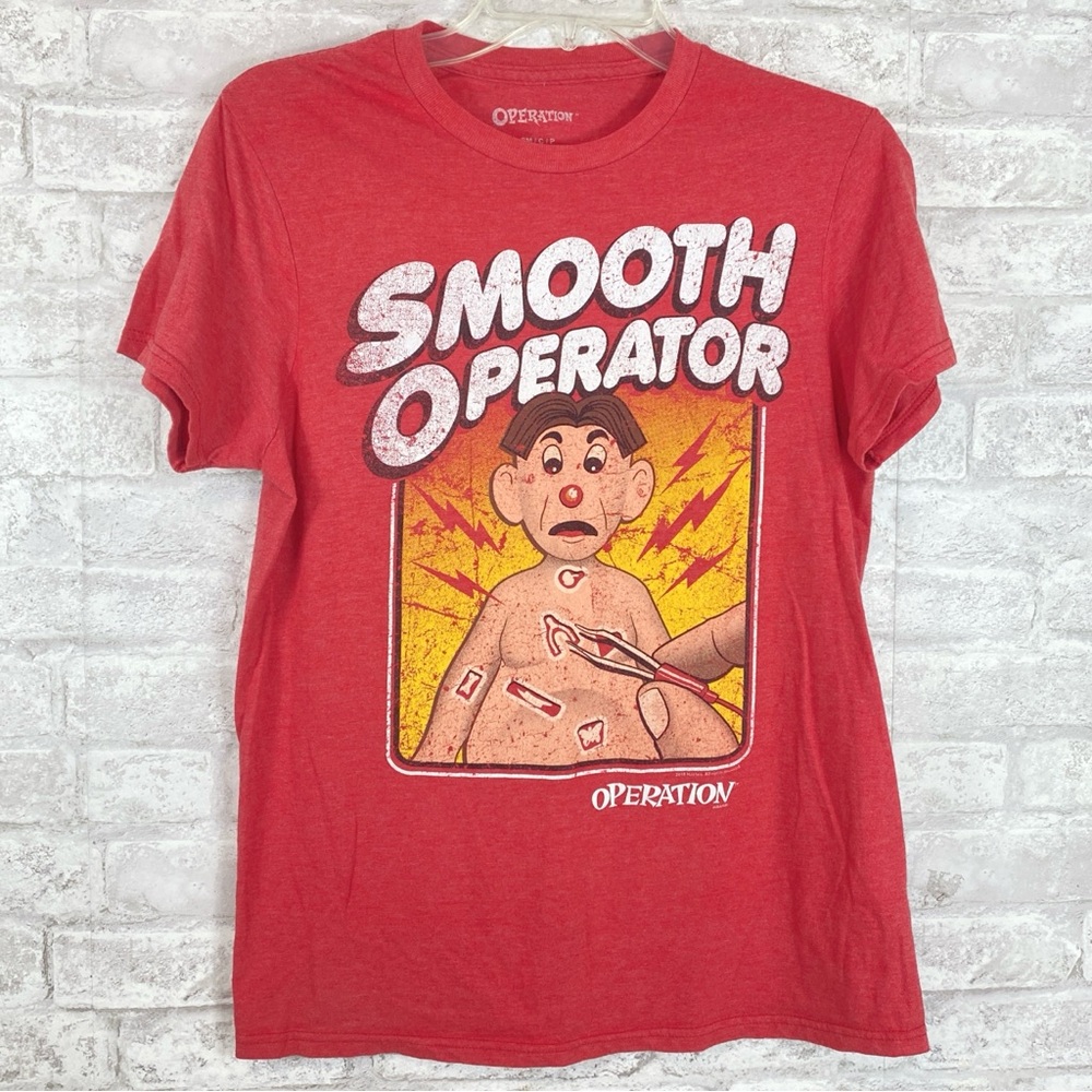 Vintage “OPERATION” Board Game Red Graphic Tee - Smooth Operator  Small